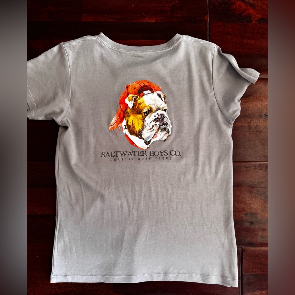 Gray Bulldog Tee - Short Sleeve